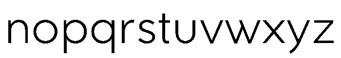 Rhizome Light Font LOWERCASE