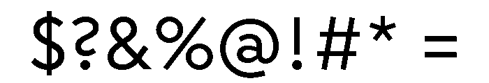 Rhizome Regular Font OTHER CHARS
