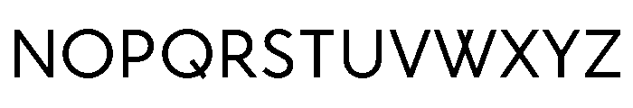 Rhizome Regular Font UPPERCASE
