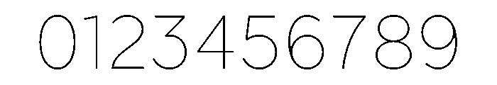 Rhizome UltraLight Font OTHER CHARS