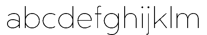 Rhizome UltraLight FONT