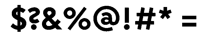 RhizomeVariable Bold Instance Font OTHER CHARS