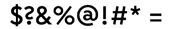 RhizomeVariable Demi Instance Font OTHER CHARS