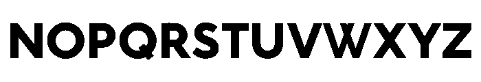 RhizomeVariable Heavy Instance Font UPPERCASE