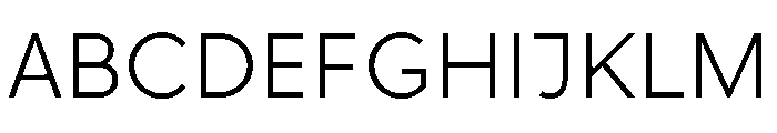 RhizomeVariable Light Instance Font UPPERCASE