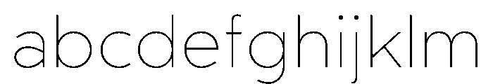 RhizomeVariable UltraLight Instance FONT