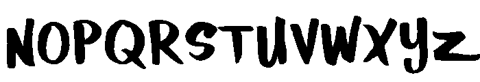 Rhymes With Paparazzi Regular Font LOWERCASE