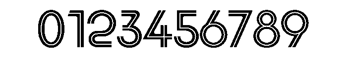 Riant Display Inline Font OTHER CHARS