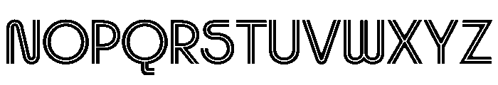 Riant Display Inline Font UPPERCASE