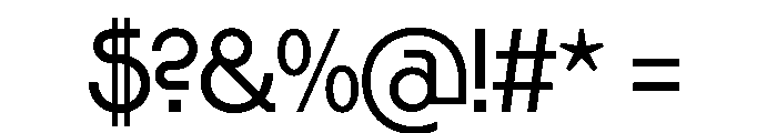 Riant Display Medium Font OTHER CHARS