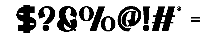 RIBELLO-Regular Font OTHER CHARS