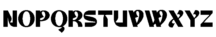 RIBELLO-Regular Font UPPERCASE