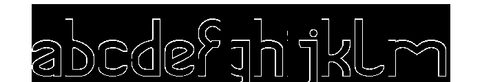 RIGHTEOUSNESS-Hollow-Inverse FONT