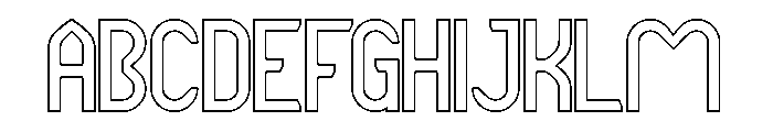 RIGHTEOUSNESS-Hollow Font UPPERCASE