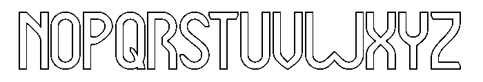 RIGHTEOUSNESS-Hollow Font UPPERCASE