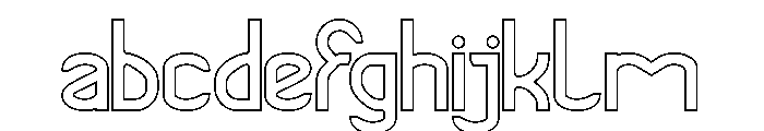 RIGHTEOUSNESS-Hollow FONT