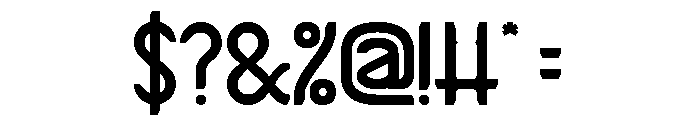 RIGHTEOUSNESS-Hybrid Font OTHER CHARS