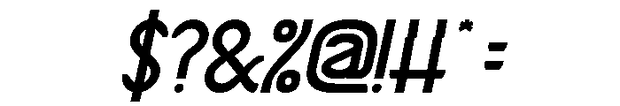RIGHTEOUSNESS Italic Font OTHER CHARS