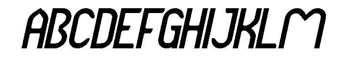 RIGHTEOUSNESS Italic Font UPPERCASE
