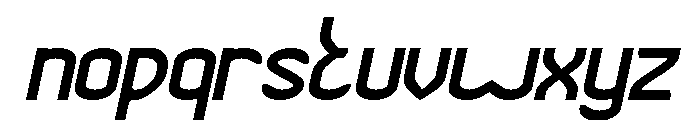 RIGHTEOUSNESS Italic Font LOWERCASE