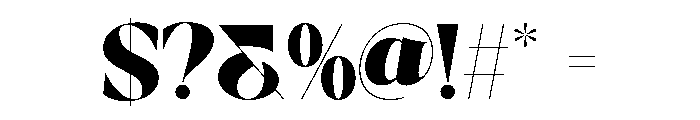 RIKOIL-Regular Font OTHER CHARS