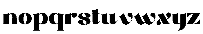RIKOIL-Regular Font LOWERCASE