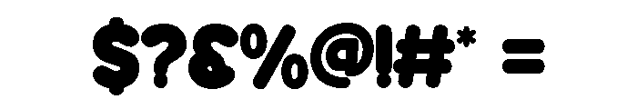 RITTOKE-Bold Font OTHER CHARS