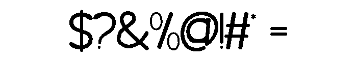 RITTOKE-Thin Font OTHER CHARS