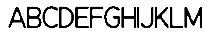 RITTOKE-Thin Font UPPERCASE