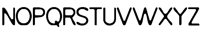 RITTOKE-Thin Font UPPERCASE