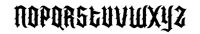 RIVENOR-Regular Font UPPERCASE
