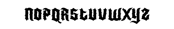 RIVENOR-Regular Font LOWERCASE