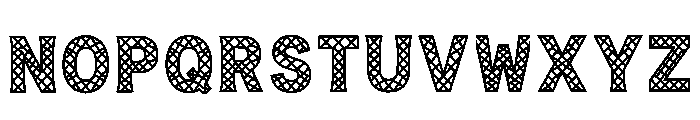 Ribbed Regular Font LOWERCASE
