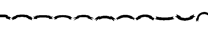 Ribbon Banner Font LOWERCASE