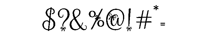 Ribbon Chiffon Font OTHER CHARS