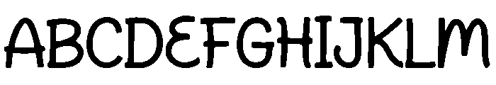 Ribbon Display Font UPPERCASE
