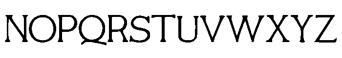 Ribbon_Sawtail Font UPPERCASE