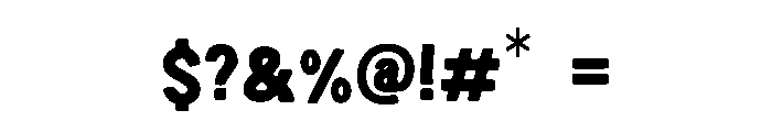 Ribbon Twist Font OTHER CHARS