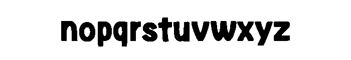 Ribbon Twist Font LOWERCASE