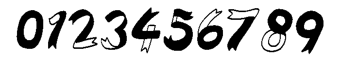 Ribbon freehand 2 Font OTHER CHARS