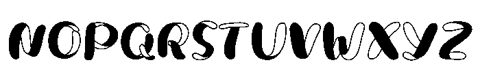Ribbons - 1 Font UPPERCASE