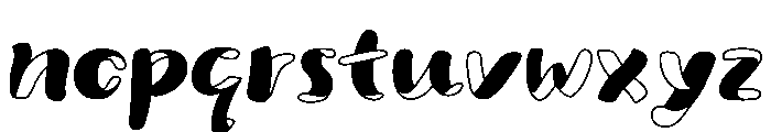 Ribbons - 1 Font LOWERCASE