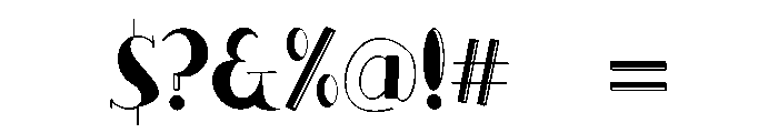 Ribeye Font OTHER CHARS
