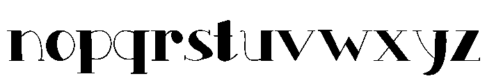Ribeye Font LOWERCASE