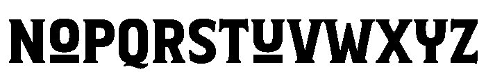 Rich Bold Font LOWERCASE