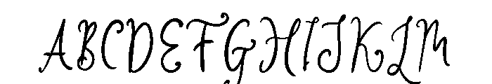 Richland Christmas Regular Font UPPERCASE