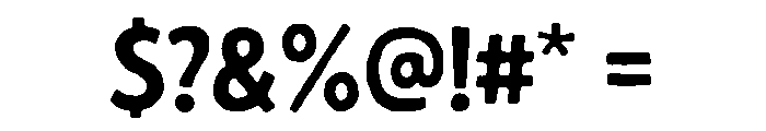 Ricket Sans Font OTHER CHARS