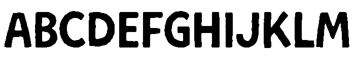 Ricket Sans Font UPPERCASE