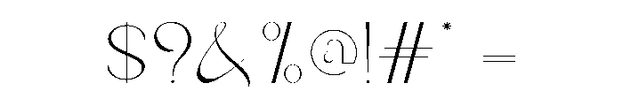 Rico Jackson Font OTHER CHARS