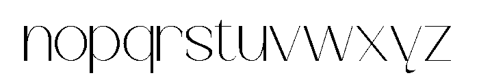 Rico Jackson Font LOWERCASE